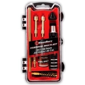 https3A2F2Fmedia.chattanoogashooting.com2Fimages2Fproduct2FKBHMK38452FKBHMK3845-1.jpg KleenBore Multi-Handgun Cleaning Kit .38/9mm Luger/10mm/.40/.45 Caliber