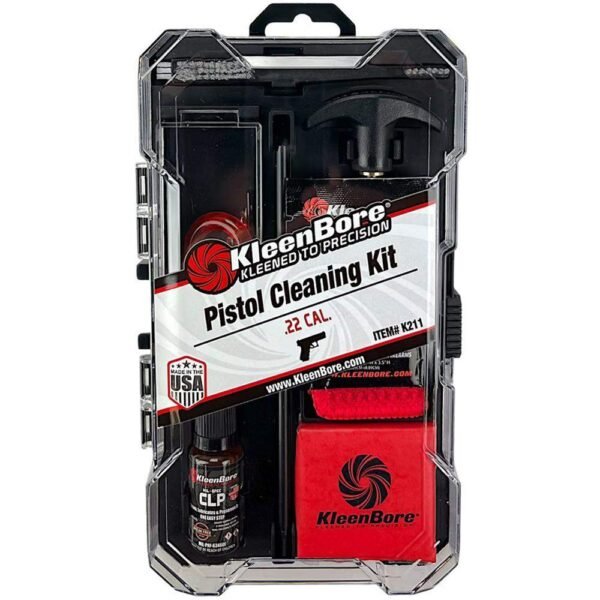https3A2F2Fmedia.chattanoogashooting.com2Fimages2Fproduct2FKBK2112FKBK211-1_1.jpg Kleenbore Handgun Cleaning Kit .22 Cal
