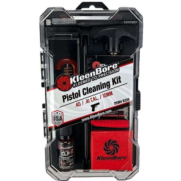 https3A2F2Fmedia.chattanoogashooting.com2Fimages2Fproduct2FKBK2202FKBK220-1_1.jpg Kleenbore Handgun Cleaning Kit .40/.41/10mm