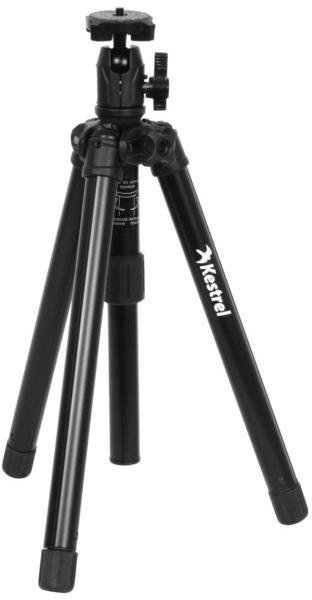 https3A2F2Fmedia.chattanoogashooting.com2Fimages2Fproduct2FKJ7922FKJ792.jpg Kestrel Compact Collapsible Lightweight Tripod 20.5 - 52" - Black