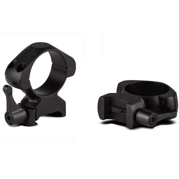 https3A2F2Fmedia.chattanoogashooting.com2Fimages2Fproduct2FKL74072FKL7407_1.jpg Konus 2-Piece Steel Riflescope Rings With Quick Release Lever 1" Medium Matte Black