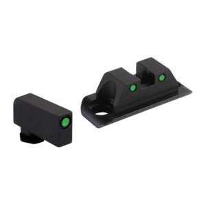 https3A2F2Fmedia.chattanoogashooting.com2Fimages2Fproduct2FKQAC8132FKQAC813-1.jpg Ameriglo Optic Compatible Sight Set for Glock Gen 5 A-Cut Green with Black Front and Back
