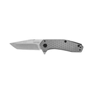 https3A2F2Fmedia.chattanoogashooting.com2Fimages2Fproduct2FKW13242FKW1324-1.jpg Kershaw Cathode Folding Knife 2-1/4" American Tanto Blade Silver