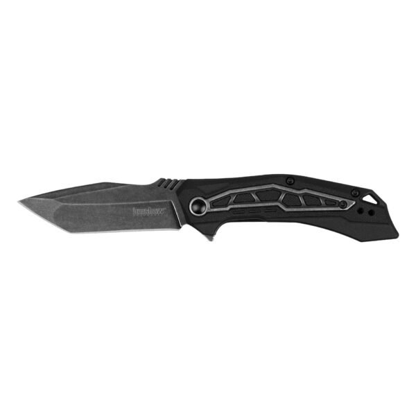 https3A2F2Fmedia.chattanoogashooting.com2Fimages2Fproduct2FKW13762FKW1376.jpg Kershaw Flatbed Assisted Folding Knife 3 1/8" Tanto Blade Black