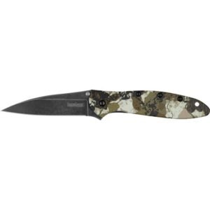 Kershaw Leek Folding Knife 3" Drop Point Blade Kings Camo