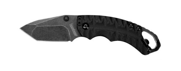 https3A2F2Fmedia.chattanoogashooting.com2Fimages2Fproduct2FKW8750TBLKBW2FKW8750TBLKBW.jpg Kershaw Shuffle II Knife - Black / Tanto - 2-3/5" Blade