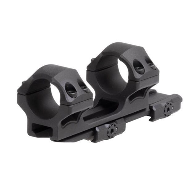 https3A2F2Fmedia.chattanoogashooting.com2Fimages2Fproduct2FLIAIR11834Q2FLIAIR11834Q.jpg Leapers 1-Piece UTG ACCU-SYNC QR Cantilever Mount 1" Medium 34mm Offset - Matte Black