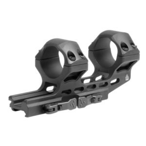 https3A2F2Fmedia.chattanoogashooting.com2Fimages2Fproduct2FLIAIR32234Q2FLIAIR32234Q.jpg Leapers UTG ACCU-SYNC QR Cantilever Mount 30mm High w 34mm Offset - Matte Black