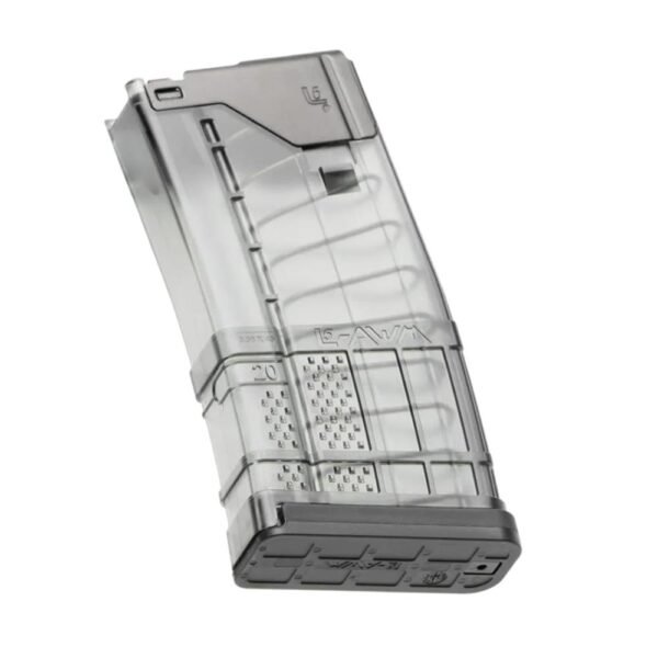 https3A2F2Fmedia.chattanoogashooting.com2Fimages2Fproduct2FLNL5G220SMK2FLNL5G220SMK-1.jpg Lancer L5AWM Gen 2 Rifle Magazine Smoke .223/5.56 20/rd