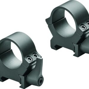 https3A2F2Fmedia.chattanoogashooting.com2Fimages2Fproduct2FLU1740712FLU174071.jpg Leupold 2-Piece Precision-Fit QRW2 Weaver-Style Rings 1" High - Matte Black