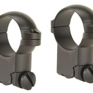 https3A2F2Fmedia.chattanoogashooting.com2Fimages2Fproduct2FLU499442FLU49944.jpg Leupold 2-Piece Solid Steel Ringmounts - Ruger M77 1" Super High Matte Black