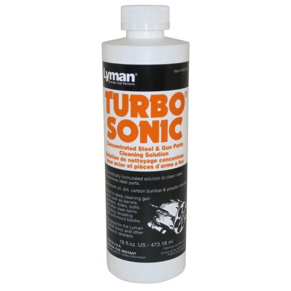 Version 1.0.0 Lyman Turbo Sonic Ultrasonic Steel & Gun Parts Cleaning Solution - 16 oz