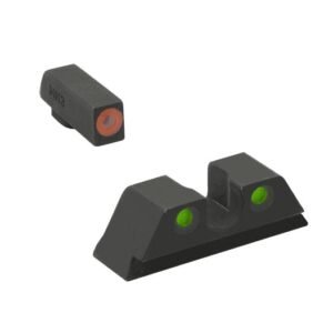 https3A2F2Fmedia.chattanoogashooting.com2Fimages2Fproduct2FMK4650031312FOrangeGreen_3.jpg Meprolight ML46500 Hyper-Bright Orange Ring Front/Green Rear Sights for Taurus 3GC