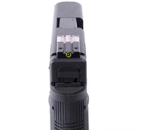https3A2F2Fmedia.chattanoogashooting.com2Fimages2Fproduct2FMKML63101G2FMKML63101G.jpg Meprolight FT Circle-Dot Rear Sight Fits Glock - Green