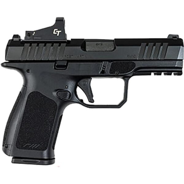 https3A2F2Fmedia.chattanoogashooting.com2Fimages2Fproduct2FMMRM1CBLKOSPCOMPCT2FMMRM1CBLKOSPCOMPCT-1.jpg Rost Martin RM1C Handgun 9mm Luger 15rd (1) & 17rd (1) Magazines 4" Barrel Black Optic Ready w/ CTS-1500 Red Dot
