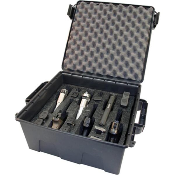 https3A2F2Fmedia.chattanoogashooting.com2Fimages2Fproduct2FMTTPC62FMTTPC6-1.jpg MTM Tactical Pistol Handgun Case Fits 6 Handguns Dark Earth