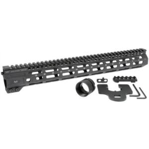 https3A2F2Fmedia.chattanoogashooting.com2Fimages2Fproduct2FMWMICRM1502FMWMICRM150-1.jpg Midwest Industries Combat Rail One Piece Free Float Handguard 15" M-LOK Black