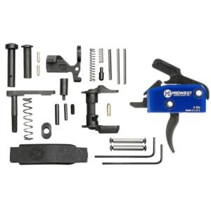 https3A2F2Fmedia.chattanoogashooting.com2Fimages2Fproduct2FMWMITRIGGERKITC2FMWMITRIGGERKITC.jpg Midwest Industries Drop In Trigger Kit with Lower Parts Ambi Safety Black