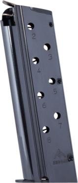 https3A2F2Fmedia.chattanoogashooting.com2Fimages2Fproduct2FMYMGCGOV40B2FMYMGCGOV40B.jpg Mec-Gar 1911 Govt Handgun Magazine .40 S&W / .357 SIG HT Blued 8/rd