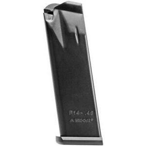 https3A2F2Fmedia.chattanoogashooting.com2Fimages2Fproduct2FMYP144514AFC2FMYP144514AFC_1.jpg Mec-Gar Para-USA P14 Magazine .45ACP HT Anti-Friction 14/rd