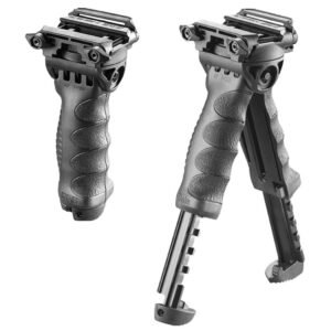 https3A2F2Fmedia.chattanoogashooting.com2Fimages2Fproduct2FNATPODG2PR2FNATPODG2PR.jpg Mako Group Tactical Pivoting QR Vertical Foregrips with Integrated Adjustable Bipod