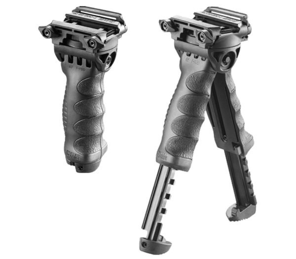 https3A2F2Fmedia.chattanoogashooting.com2Fimages2Fproduct2FNATPODG2PR2FNATPODG2PR.jpg Mako Group Tactical Pivoting QR Vertical Foregrips with Integrated Adjustable Bipod