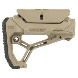 https3A2F2Fmedia.chattanoogashooting.com2Fimages2Fproduct2FNAfxglcorecpt2FNAfxglcorecpt-1.jpg Fab Defense GL-CORE CP Buttstock with Adjustable Cheek-Rest for Milspec and Commercial Tubes FDE