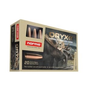 https3A2F2Fmedia.chattanoogashooting.com2Fimages2Fproduct2FNH201664422FNH2016644213.jpg Norma ORYX Rifle Ammunition 6.5 Creedmoor 156gr JSP 2850 fps 20/ct