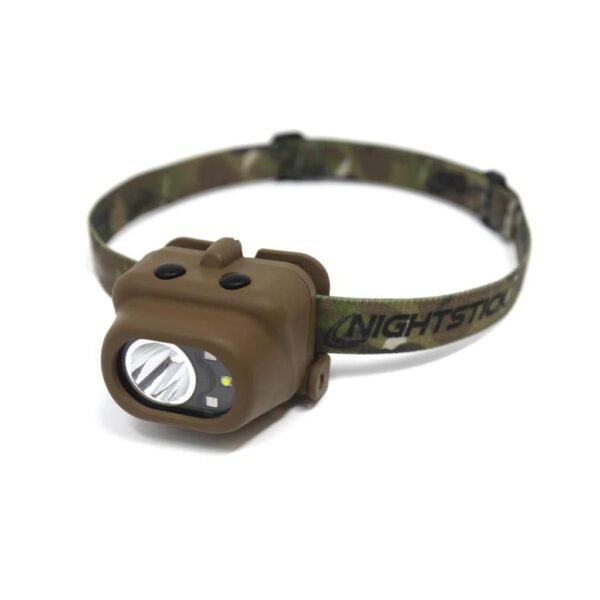 https3A2F2Fmedia.chattanoogashooting.com2Fimages2Fproduct2FNINSP4610C2FNINSP4610C-1.jpg Nightstick Multi-Function Headlamp 210 Lumens White/Red/Green Lights FDE