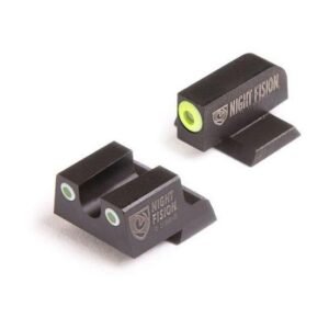 https3A2F2Fmedia.chattanoogashooting.com2Fimages2Fproduct2FNNSPR226003YGZG2FNNSPR226003YGZG.jpg Perfect Dot NS Set w/Yellow Front + Black Square Rear Fits Springfield XD