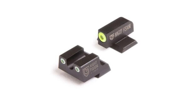 https3A2F2Fmedia.chattanoogashooting.com2Fimages2Fproduct2FNNSPR226003YGZG2FNNSPR226003YGZG.jpg Perfect Dot NS Set w/Yellow Front + Black Square Rear Fits Springfield XD