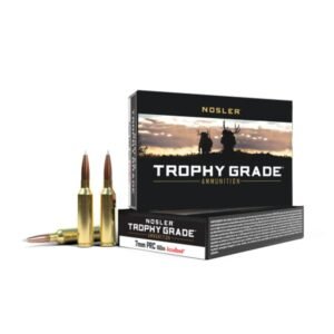 https3A2F2Fmedia.chattanoogashooting.com2Fimages2Fproduct2FNO612422FNO61242-1.jpg Nosler Accubond Trophy Grade Rifle Ammunition 7mm PRC 160gr PT 3031 fps 20/ct