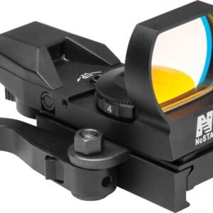 https3A2F2Fmedia.chattanoogashooting.com2Fimages2Fproduct2FNRD4BGQ2FNRD4BGQ.jpg NcStar Green Four Reticle Reflex - QR Mount - Black
