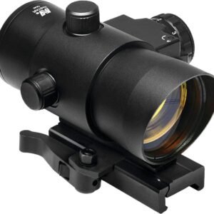 https3A2F2Fmedia.chattanoogashooting.com2Fimages2Fproduct2FNRDLB140R2FNRDLB140R.jpg NcStar 40mm Red Dot w/Red Laser QR Mount