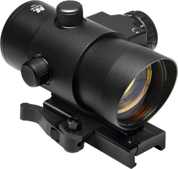 https3A2F2Fmedia.chattanoogashooting.com2Fimages2Fproduct2FNRDLB140R2FNRDLB140R.jpg NcStar 40mm Red Dot w/Red Laser QR Mount