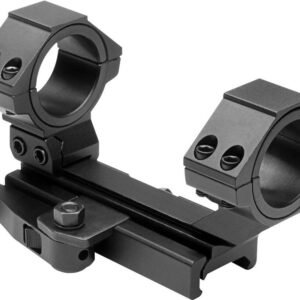 https3A2F2Fmedia.chattanoogashooting.com2Fimages2Fproduct2FNRMARCQ2FNRMARCQ.jpg NcStar AR-15 Integral Rings & Base Cantilever Scope Mount QR Weaver Style / Rear Ring 30mm & 1" Inserts