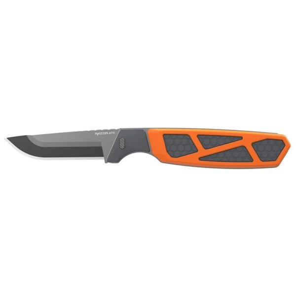 https3A2F2Fmedia.chattanoogashooting.com2Fimages2Fproduct2FOEAPXS306C2FOEAPXS306C-1.jpg Outdoor Edge Razor Apx Fixed Knife with 3" Removable Drop Point Blades Orange