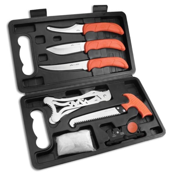 https3A2F2Fmedia.chattanoogashooting.com2Fimages2Fproduct2FOEJP82FOEJP8-1.jpg Outdoor Edge Jaeger Pak All-In-One 8-Piece Game Processing Kit