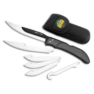 https3A2F2Fmedia.chattanoogashooting.com2Fimages2Fproduct2FOERBY10C2FOERBY10C-1.jpg Outdoor Edge RazorBone Replaceable Blade Folding Knife with Boning Drop-point and Gutting Blades