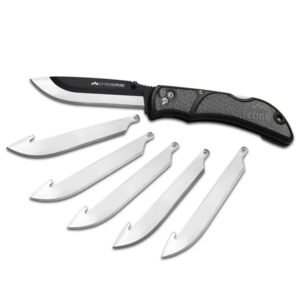 https3A2F2Fmedia.chattanoogashooting.com2Fimages2Fproduct2FOERLY50C2FOERLY50C-1.jpg Outdoor Edge RazorEDC Lite Replaceable Blade Folding Knife 3-1/2" Drop Point Blade Grey
