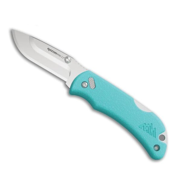 https3A2F2Fmedia.chattanoogashooting.com2Fimages2Fproduct2FOERMS222C2FOERMS222C-1.jpg Outdoor Edge RazorMini Folding Knife 2-1/5" Drop Point Blade Aqua