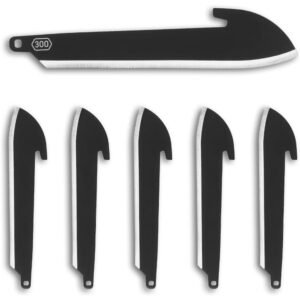 https3A2F2Fmedia.chattanoogashooting.com2Fimages2Fproduct2FOERRSF30K6C2FOERRSF30K6C-1.jpg Outdoor Edge 3" Sheepsfoot Blade Pack Black 6/ct