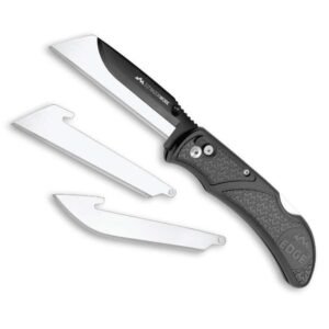https3A2F2Fmedia.chattanoogashooting.com2Fimages2Fproduct2FOERW3060C2FOERW3060C-1.jpg Outdoor Edge RazorWork Folding Knife with 3 3" Blades Black