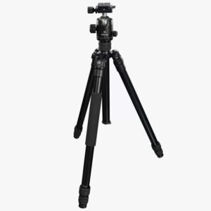 https3A2F2Fmedia.chattanoogashooting.com2Fimages2Fproduct2FOF7060092FOF706009-1.jpg Athlon Midas AL28 Aluminum Tripod 17" - 65" Black with Soft Sided Carrying Case