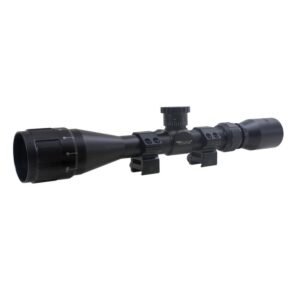 https3A2F2Fmedia.chattanoogashooting.com2Fimages2Fproduct2FOS1739X40AOWRTB2FOS1739X40AOWRTB-1.jpg BSA Sweet .17 3-9x40mm Adjustable Objective Rifle Scope SFP 30/30 Reticle Non Illuminated Black with Dovetail Rings Blister