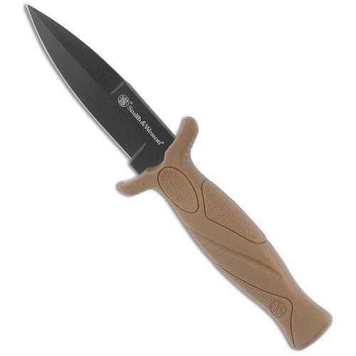 https3A2F2Fmedia.chattanoogashooting.com2Fimages2Fproduct2FPF11000732FPF1100073.jpg Smith & Wesson Fixed Boot Knife 3" Blade FDE