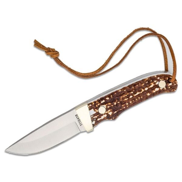 https3A2F2Fmedia.chattanoogashooting.com2Fimages2Fproduct2FPF11164182FPF1116418-1.jpg Schrade Uncle Henry Next Gen PH1N Stagalon Fixed Knife 3-3/5" Trailing Point Blade Brown