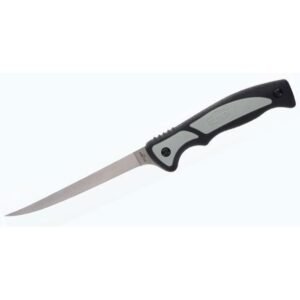https3A2F2Fmedia.chattanoogashooting.com2Fimages2Fproduct2FPF11663802FPF1166380.jpg Old Timer Trail Boss Fillet Knife 5 1/5" Blade Black and Grey