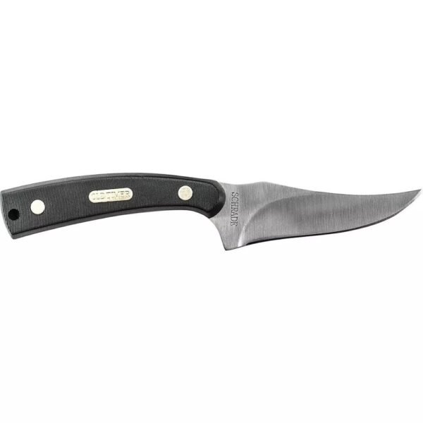 Old Timer Sharpfinger Knife Full Tang 3-3/10" Fixed Blade Black
