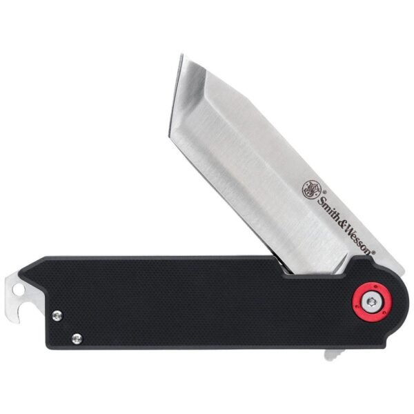 https3A2F2Fmedia.chattanoogashooting.com2Fimages2Fproduct2FPF11931442FPF1193144-1.jpg Smith & Wesson Big Benji Folding Knife 3-1/2" Clip Point Blade Black Blister